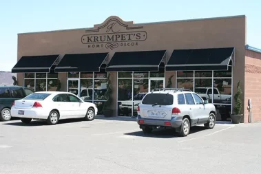 Fabric commercial awnings