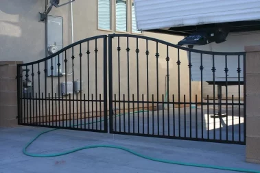 Custom steel gate