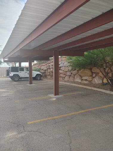 Custom Steel Parking Cover