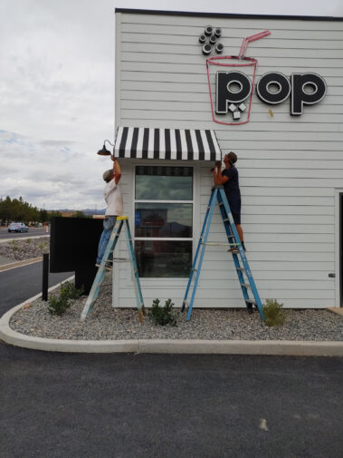 Custom Fabric Awning