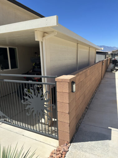 Custom aluminum parking cover in St. George, UT