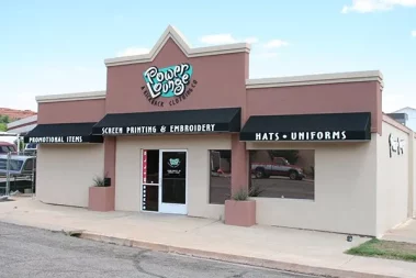 Custom Fabric commercial awning