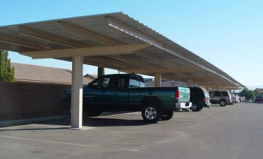 Custom Steel Parking Cover in Washington Utah