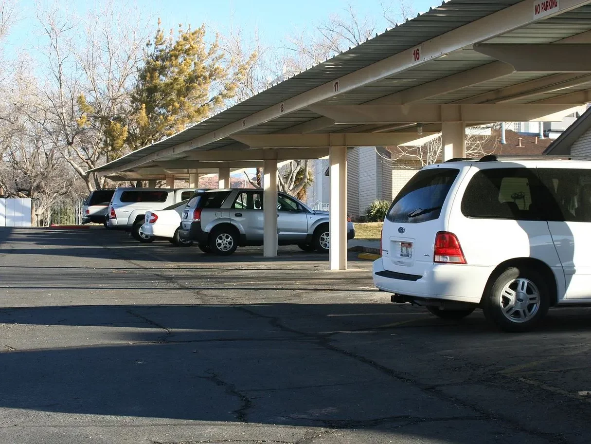 Custom Steel Parking Cover in Washington Utah