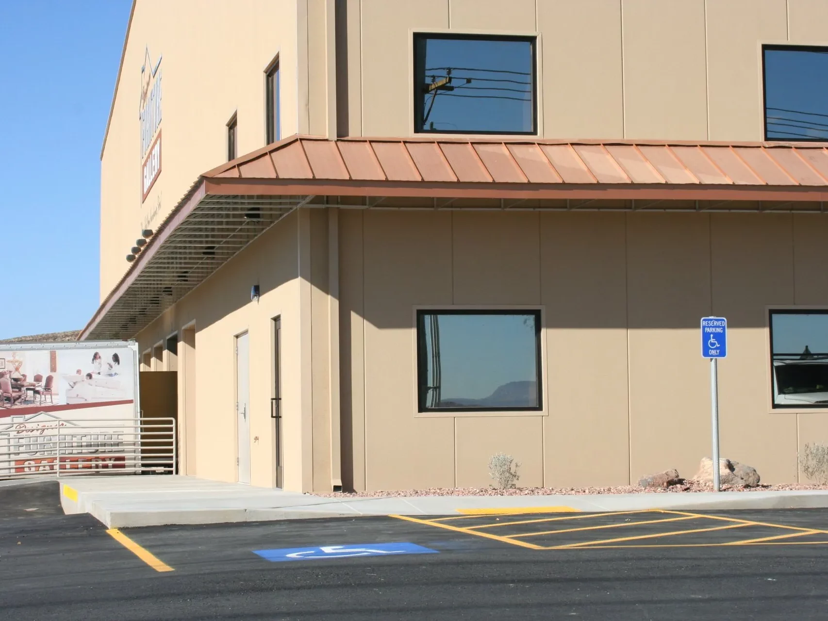 Custom Commercial Steel Awning