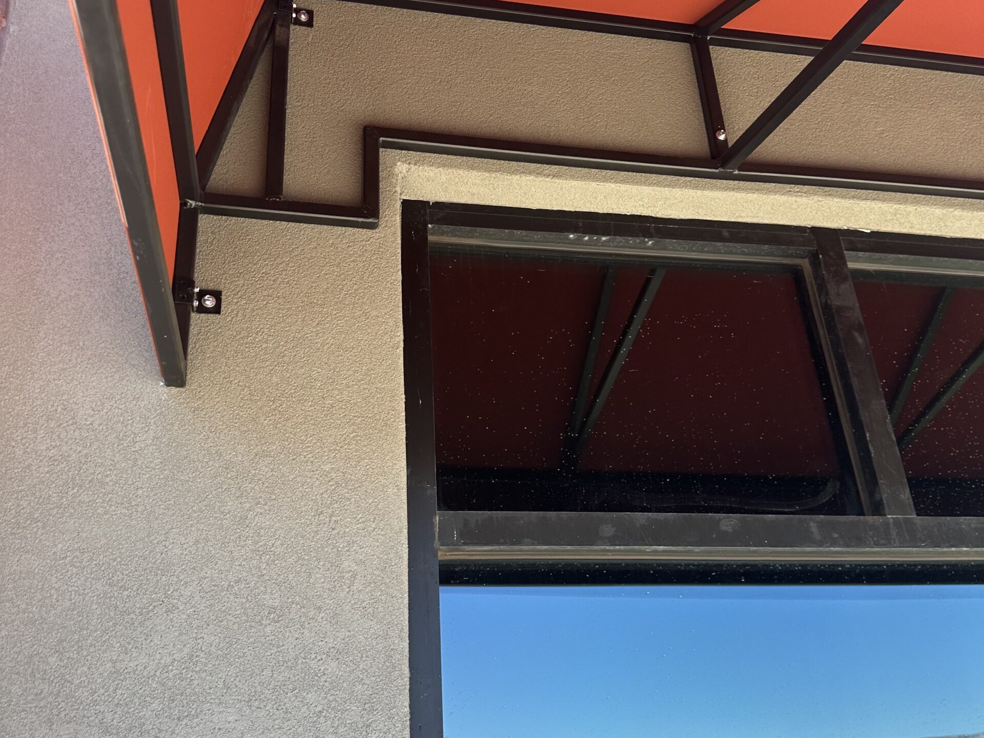 Fabric commercial awning